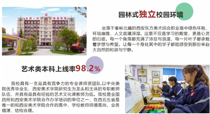 西安东方美术综合职业高中2024年招生简章